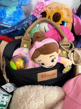 MAMAN QUILTED BABY GIRL BAG